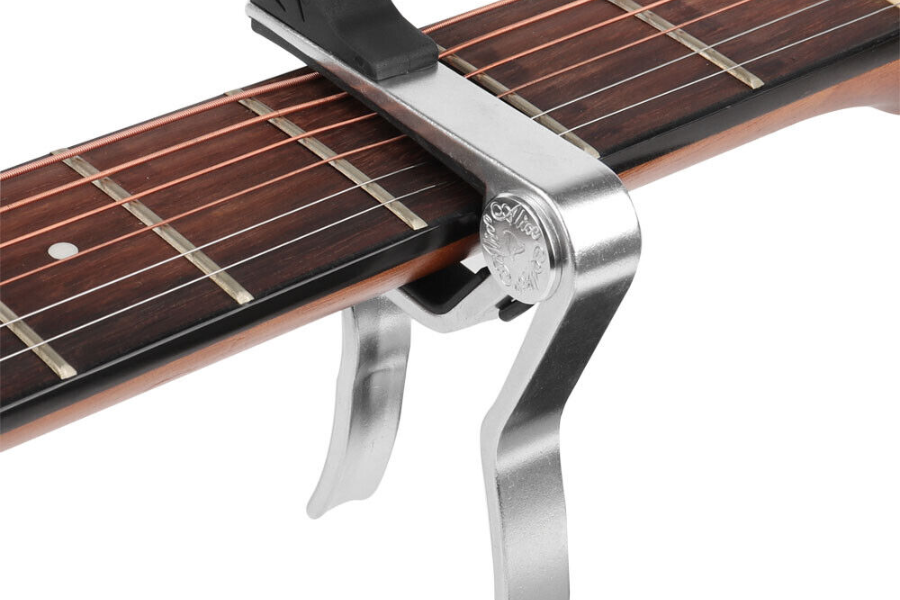 With the capo, I could easily shift the key