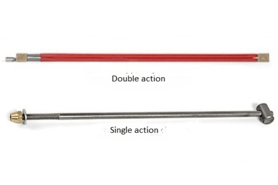 single action truss rods vs dual action truss rod