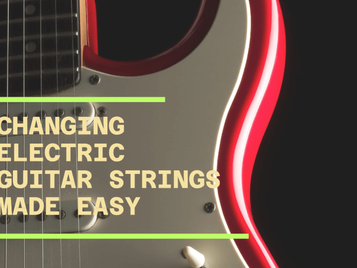 How To Change Electric Guitar Strings Stratocaster 10 Minute