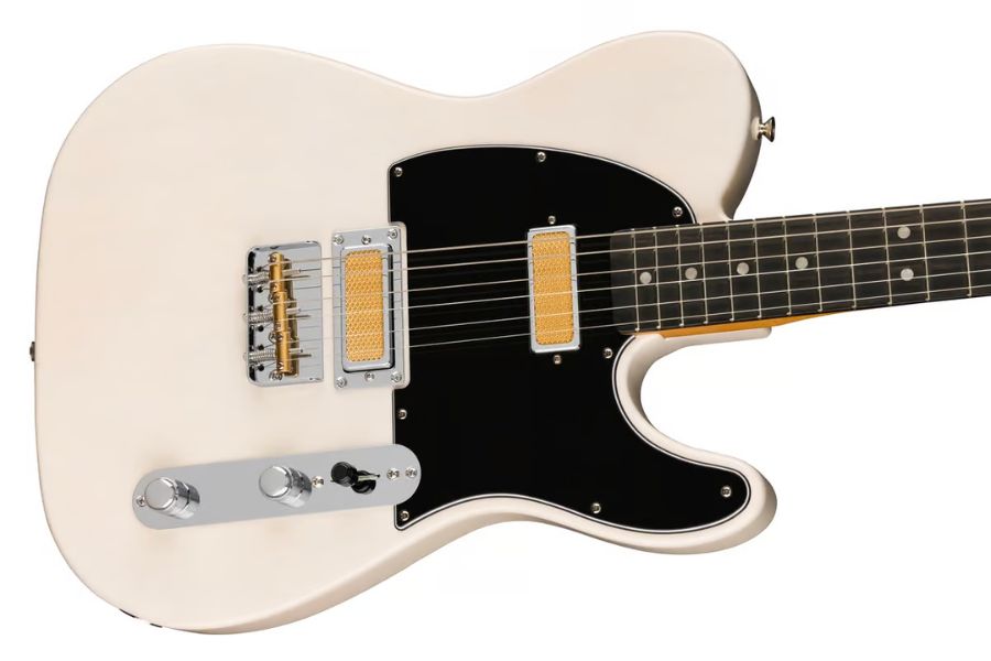 The guitar does not have standard gold foil pickups, despite its name