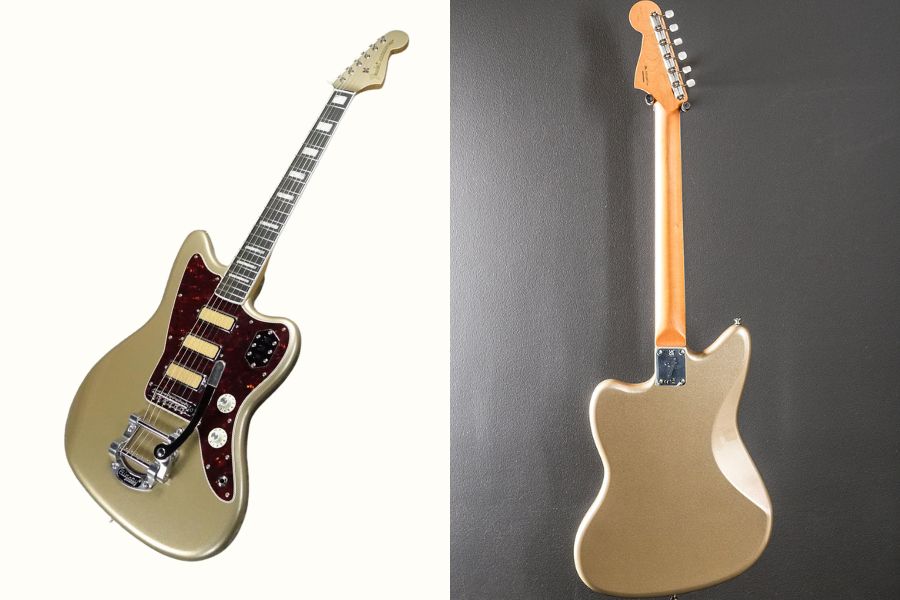 the Gold Foil Jazzmaster is a well-executed blend of different design and hardware elements