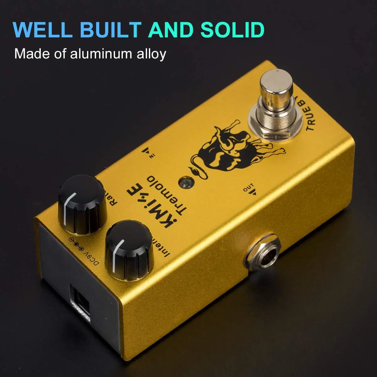 Kmise Mini Single Tremolo Guitar Pedal