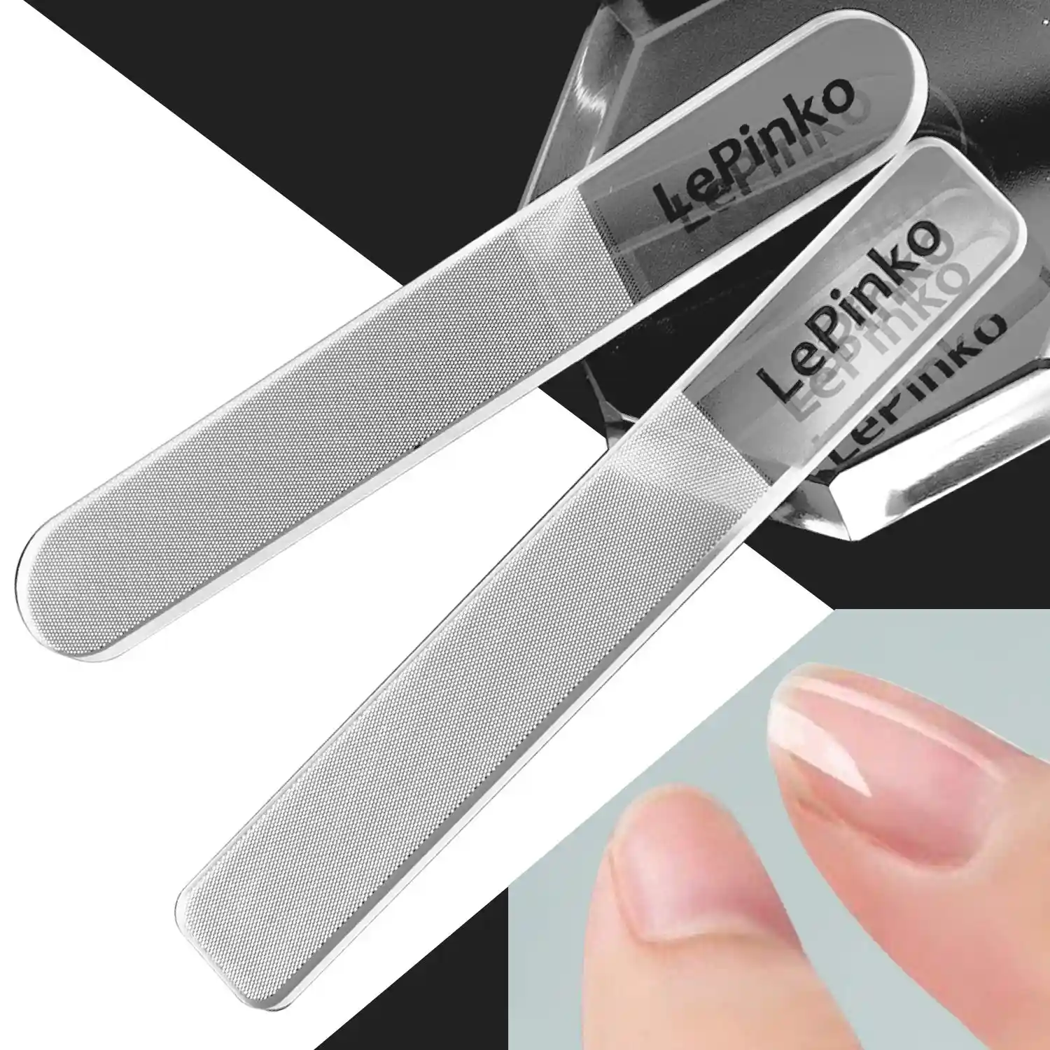 LePinko Nano Glass Fingernail File & Buffing Kit