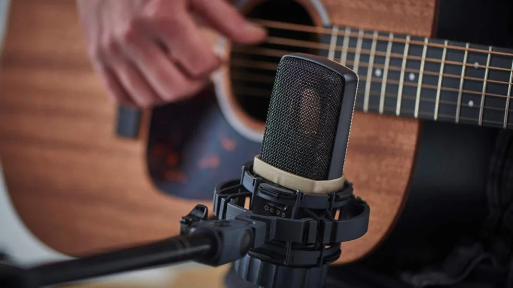 A condenser microphone will subtly convey every nuance of sound with true clarity